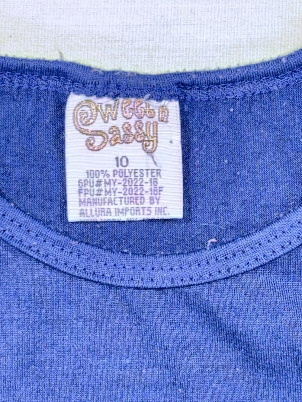Sweet N Sassy brand sweet